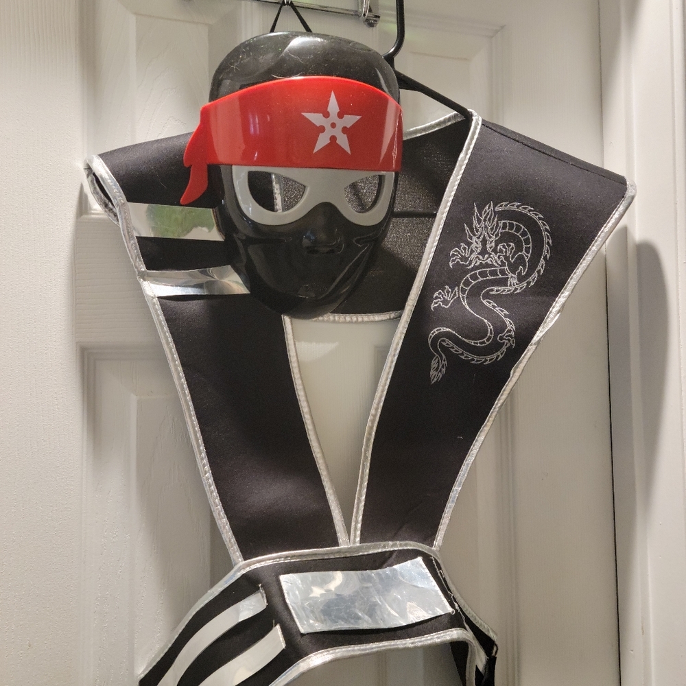Ninja costume with light up mask